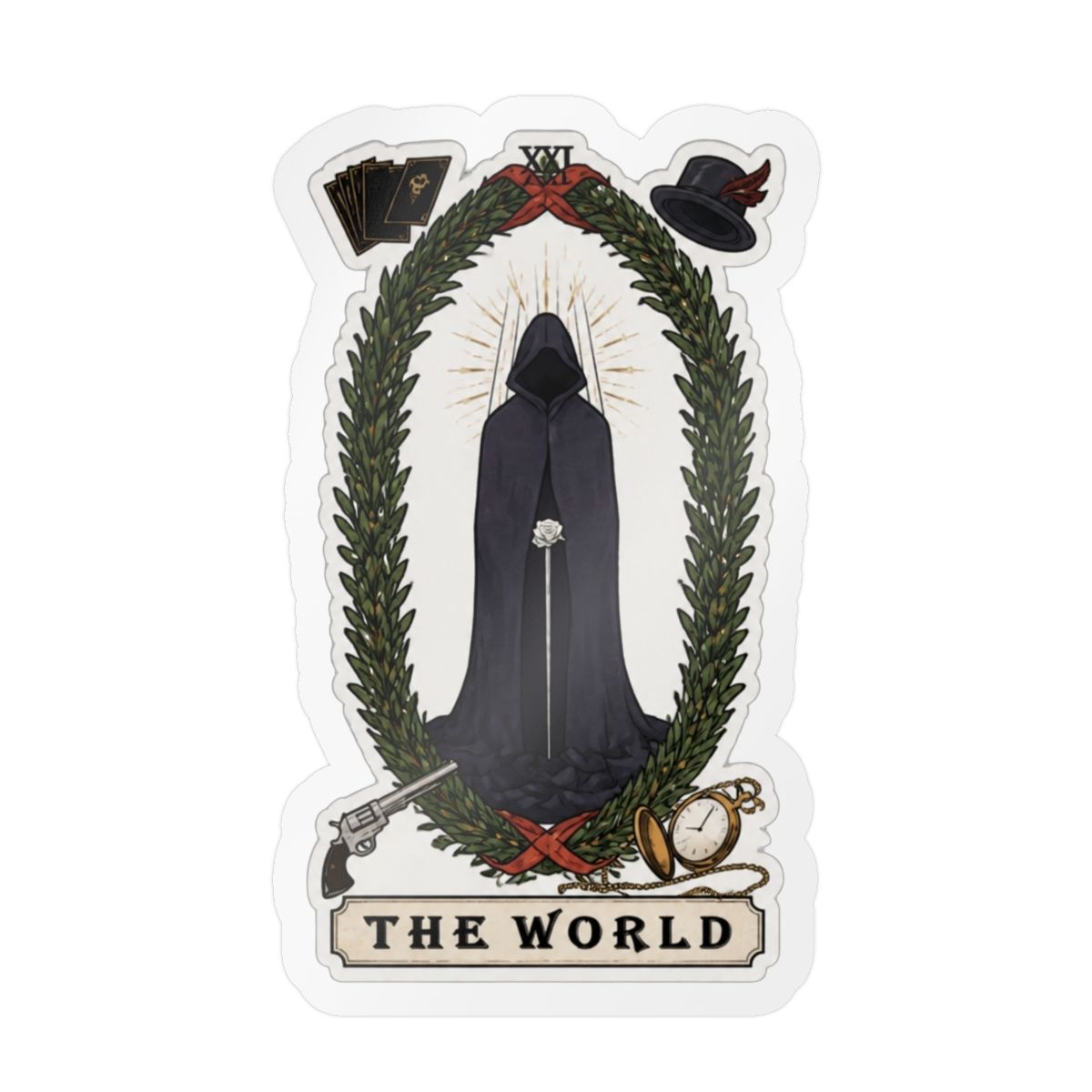 The World Tarot Sticker | Lord of the Mysteries Vinyl Decal - alternate angle 5, merchandise
