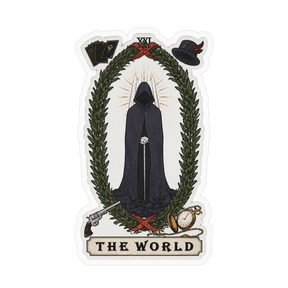 The World Tarot Sticker | Lord of the Mysteries Vinyl Decal - alternate angle 3, merchandise