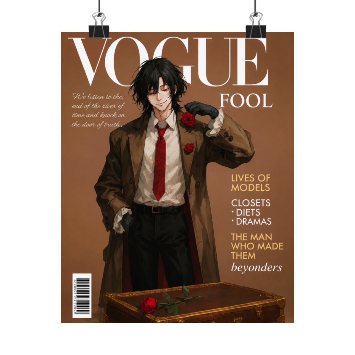 VOGUE FOOL Poster - Klein Moretti Cover Edition Posters Wall Art | Lord of the Mysteries - alternate angle 5, merchandise
