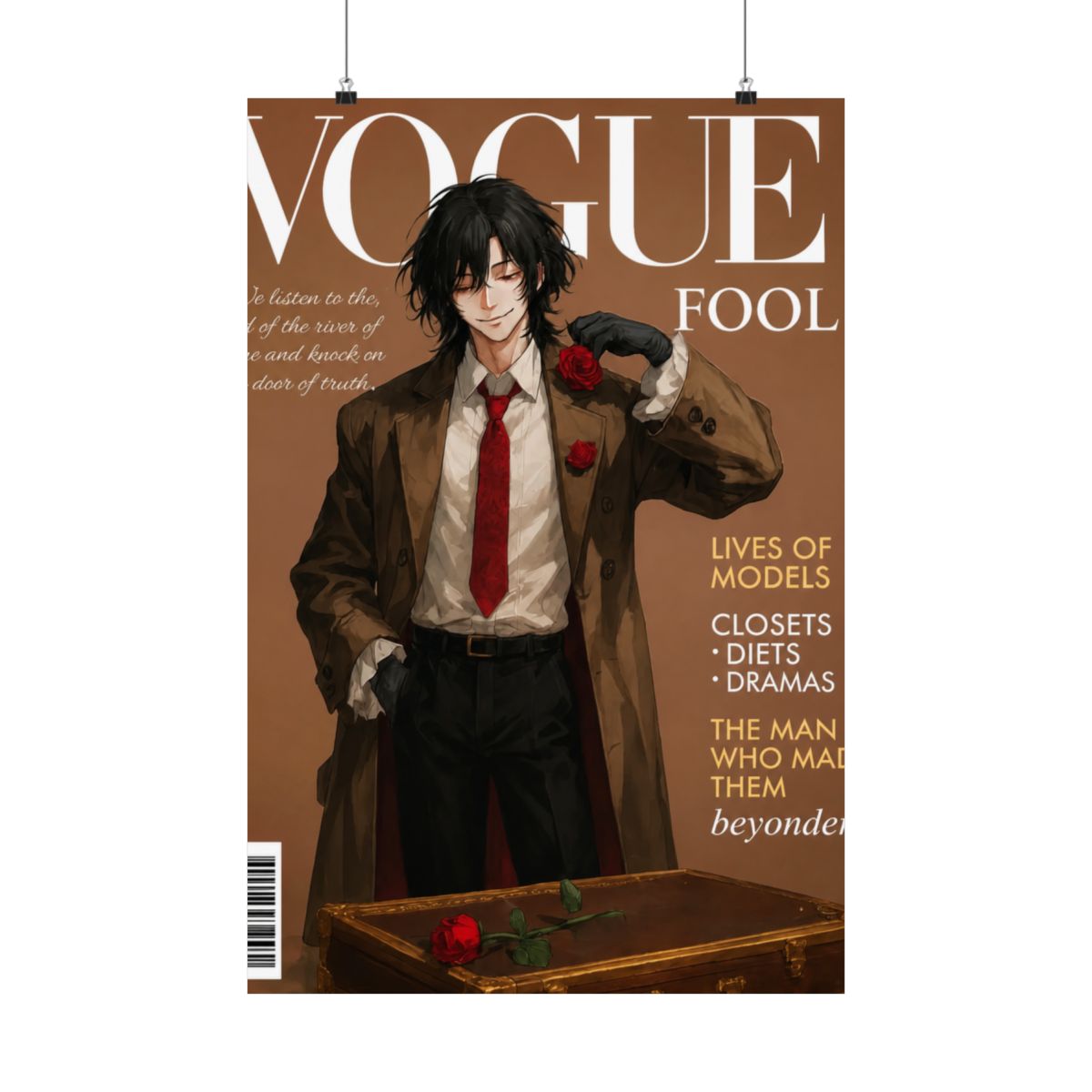 VOGUE FOOL Poster - Klein Moretti Cover Edition Posters Wall Art | Lord of the Mysteries